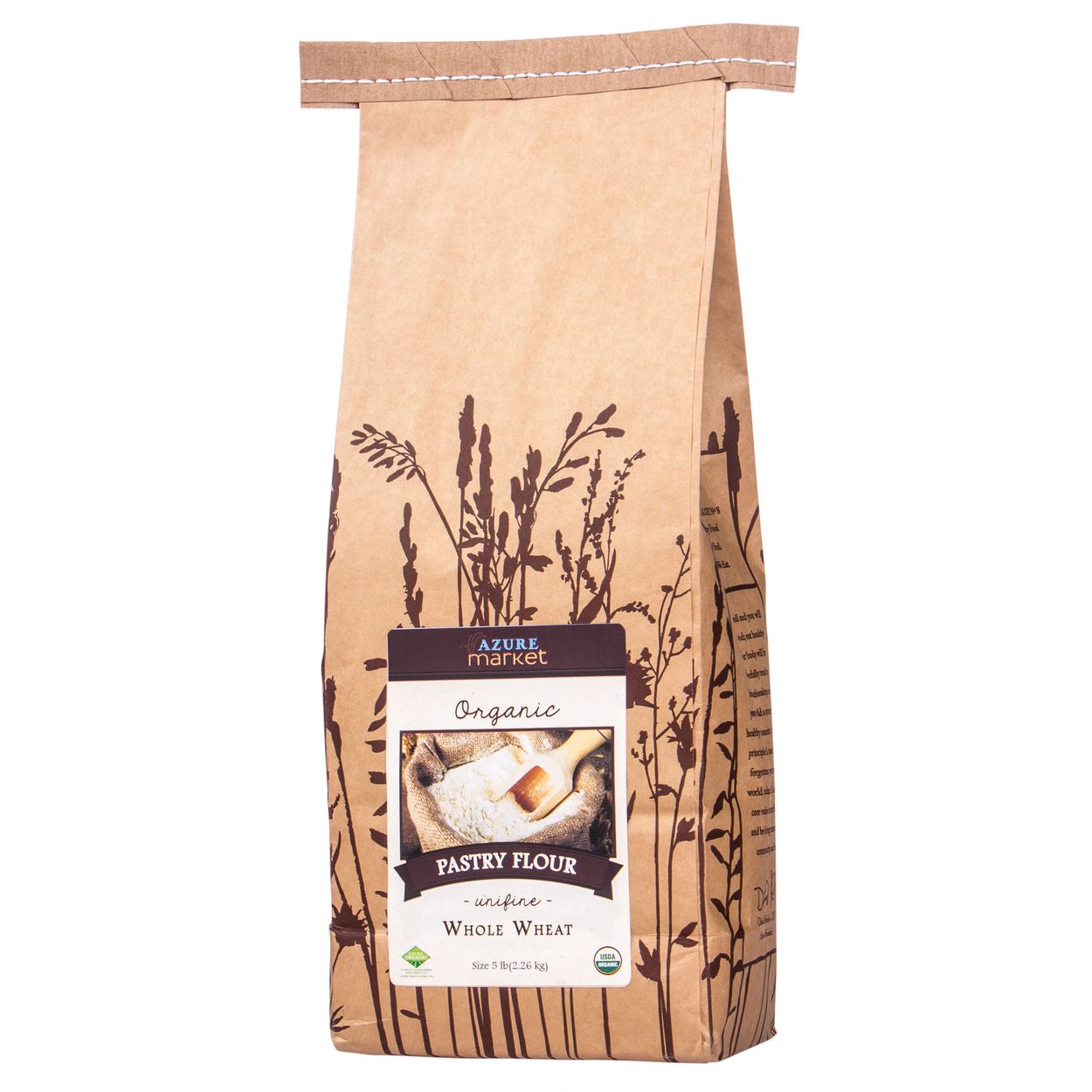 Azure Market Organics Pastry Flour, Whole Wheat (Unifine), Organic